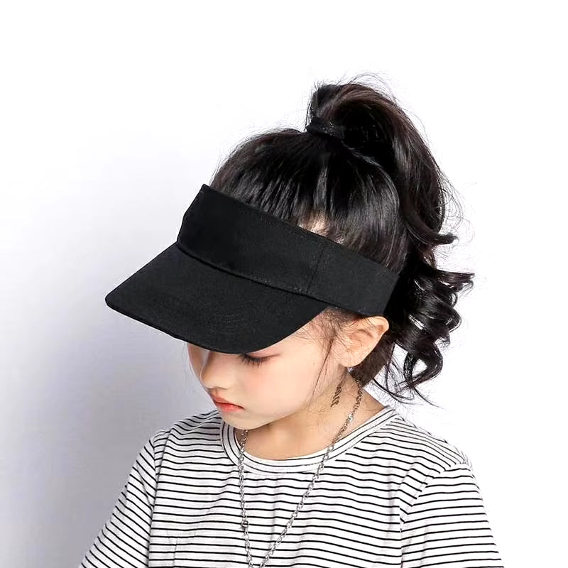 Summer Hat Kids Travel Beach Sun Cap Outdoor Sports Sun Protection Visor Hats for Girls Boys