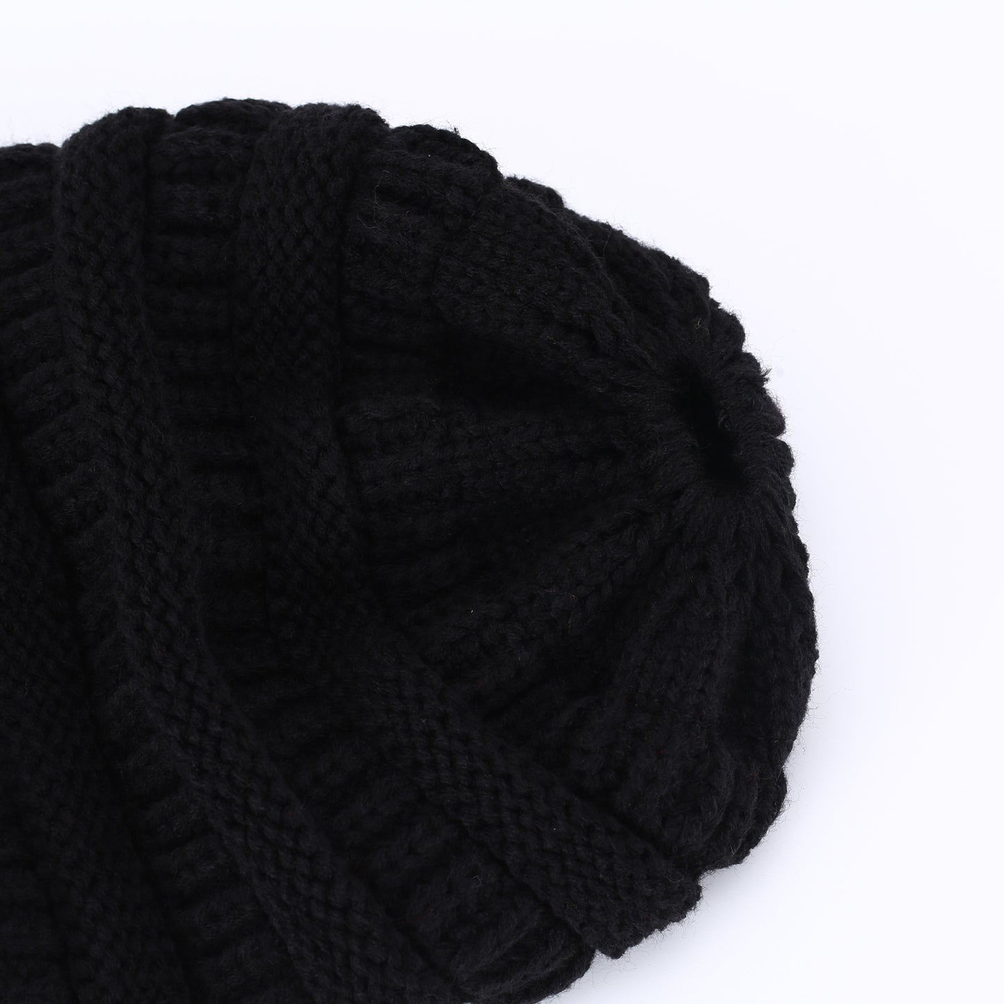 Women Men'S Knitted Beanie Hat Skull Baggy Chunky Messy Ski Winter Cap