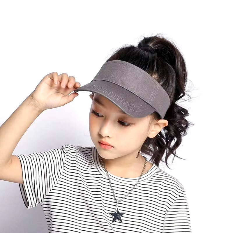 Summer Hat Kids Travel Beach Sun Cap Outdoor Sports Sun Protection Visor Hats for Girls Boys